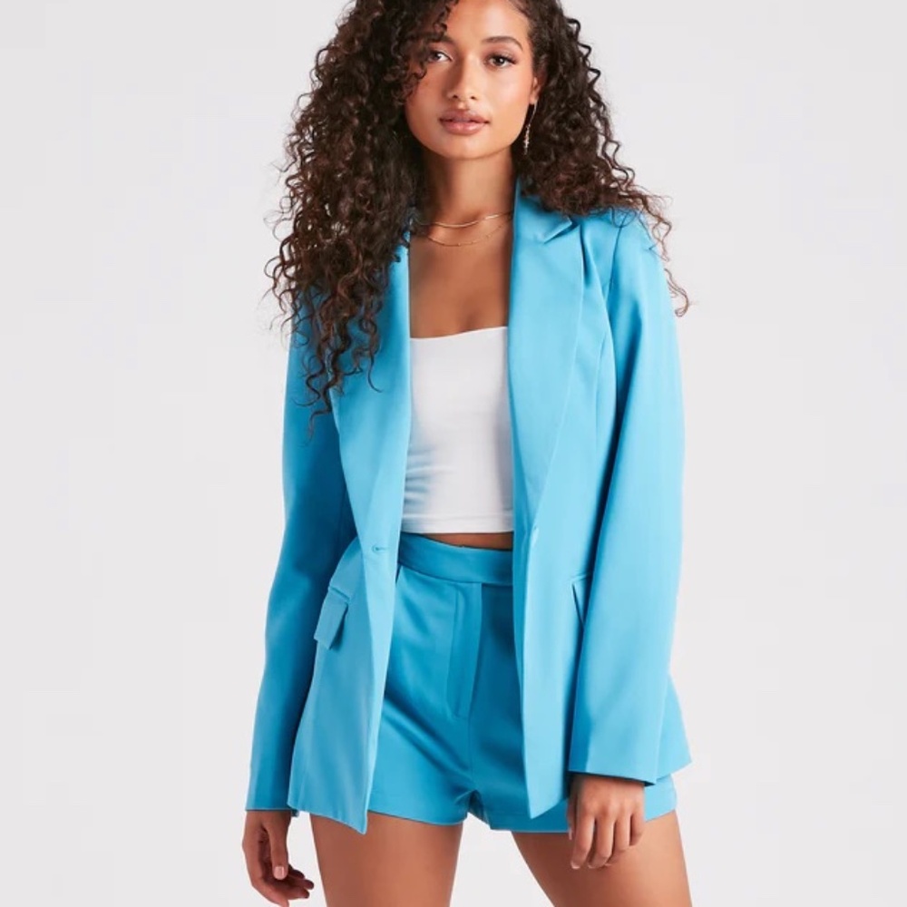 Bold Moves Woven Blazer + Chic And Elevated Trouser Shorts